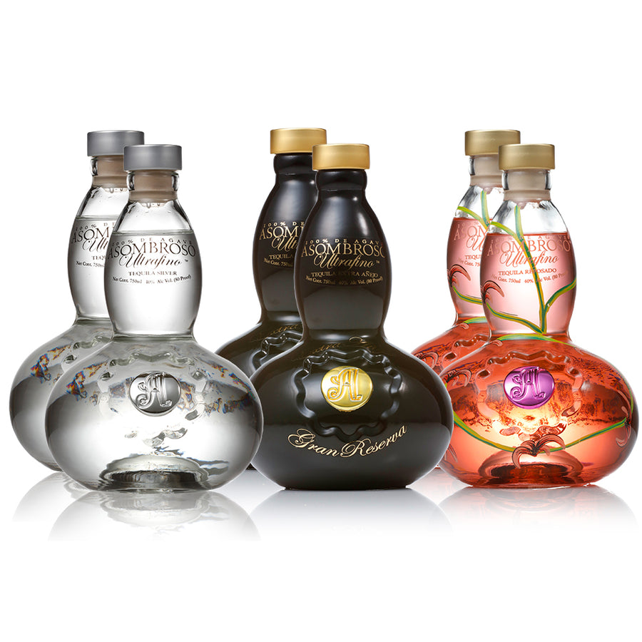 Trinity Pack la rosa reposado gran reserva 5 year el platino blanco asombroso tequila